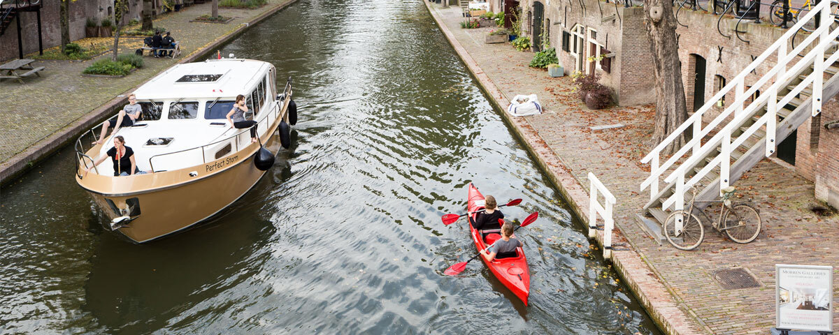 Canoeing in Utrecht